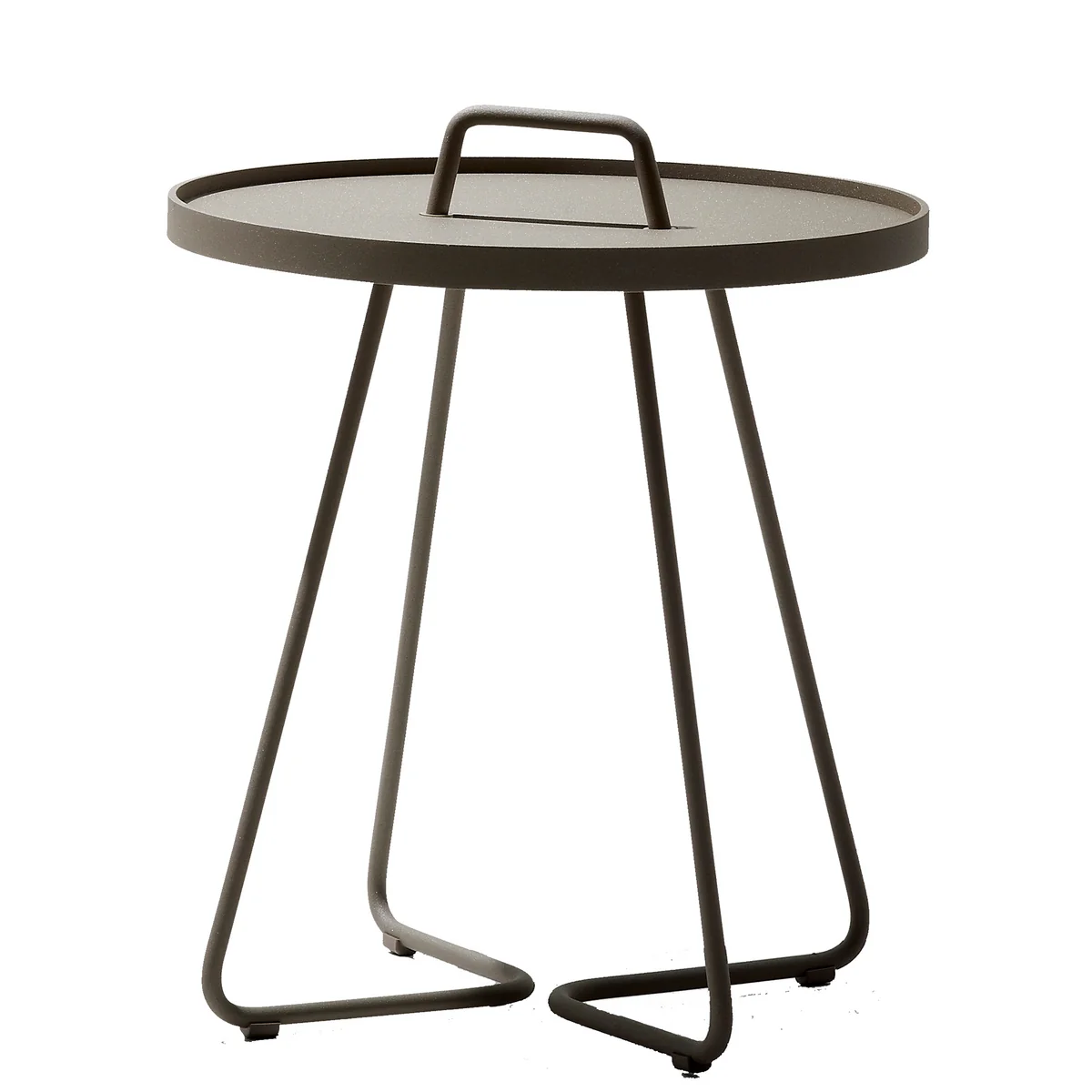 Cane-line - On-the-move Table d'appoint Outdoor, Ø 52 x H 60 cm, taupe Cane-line - On-the-move Table d'appoint Outdoor, Ø 52 x H 60 cm, taupe
