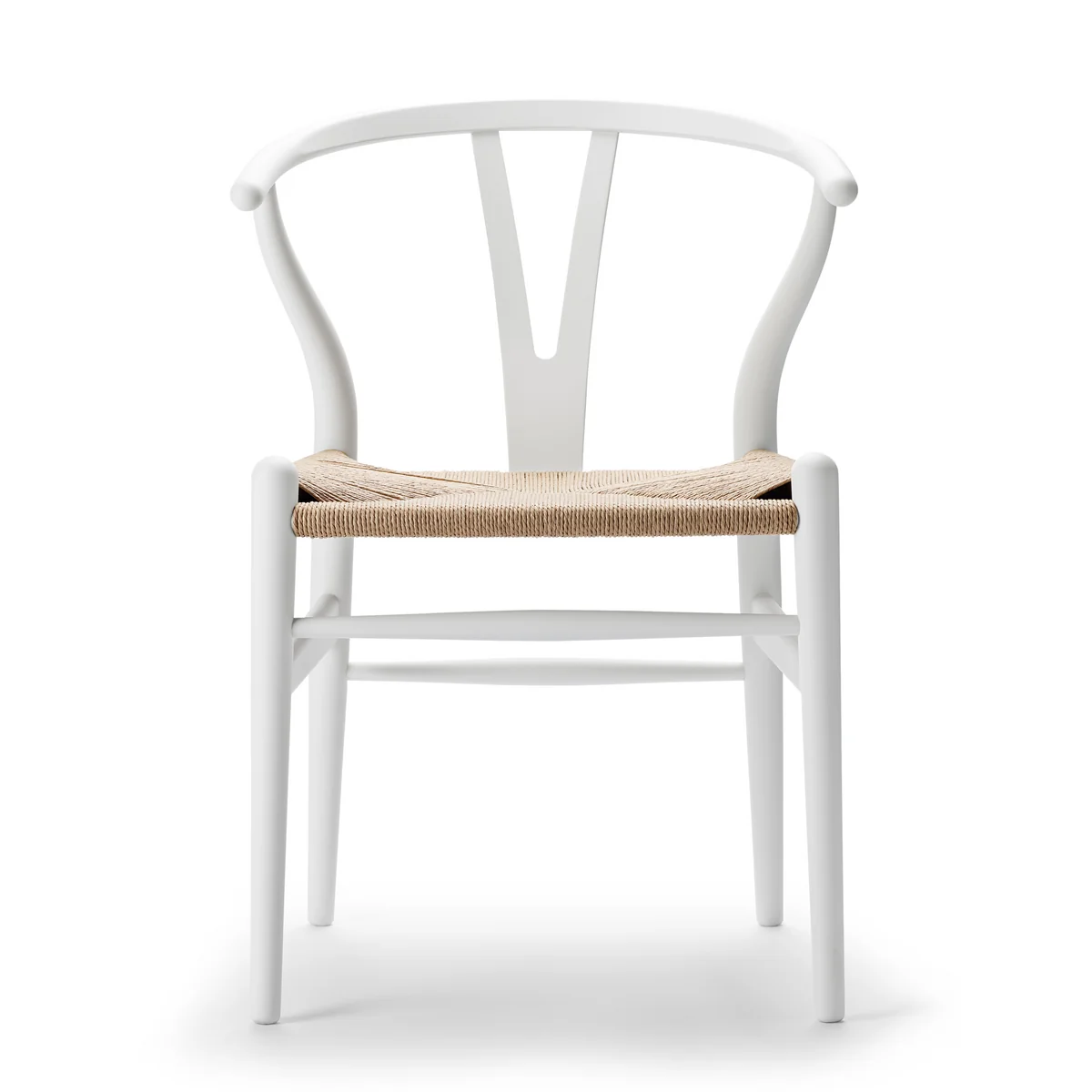 Carl Hansen - CH24 Wishbone Chair , soft white / tressage naturel Carl Hansen - CH24 Wishbone Chair , soft white / tressage naturel