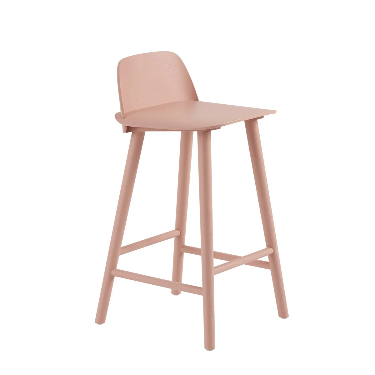Muuto - Nerd Tabouret de bar H 65 cm, tan rose Muuto - Nerd Tabouret de bar H 65 cm, tan rose