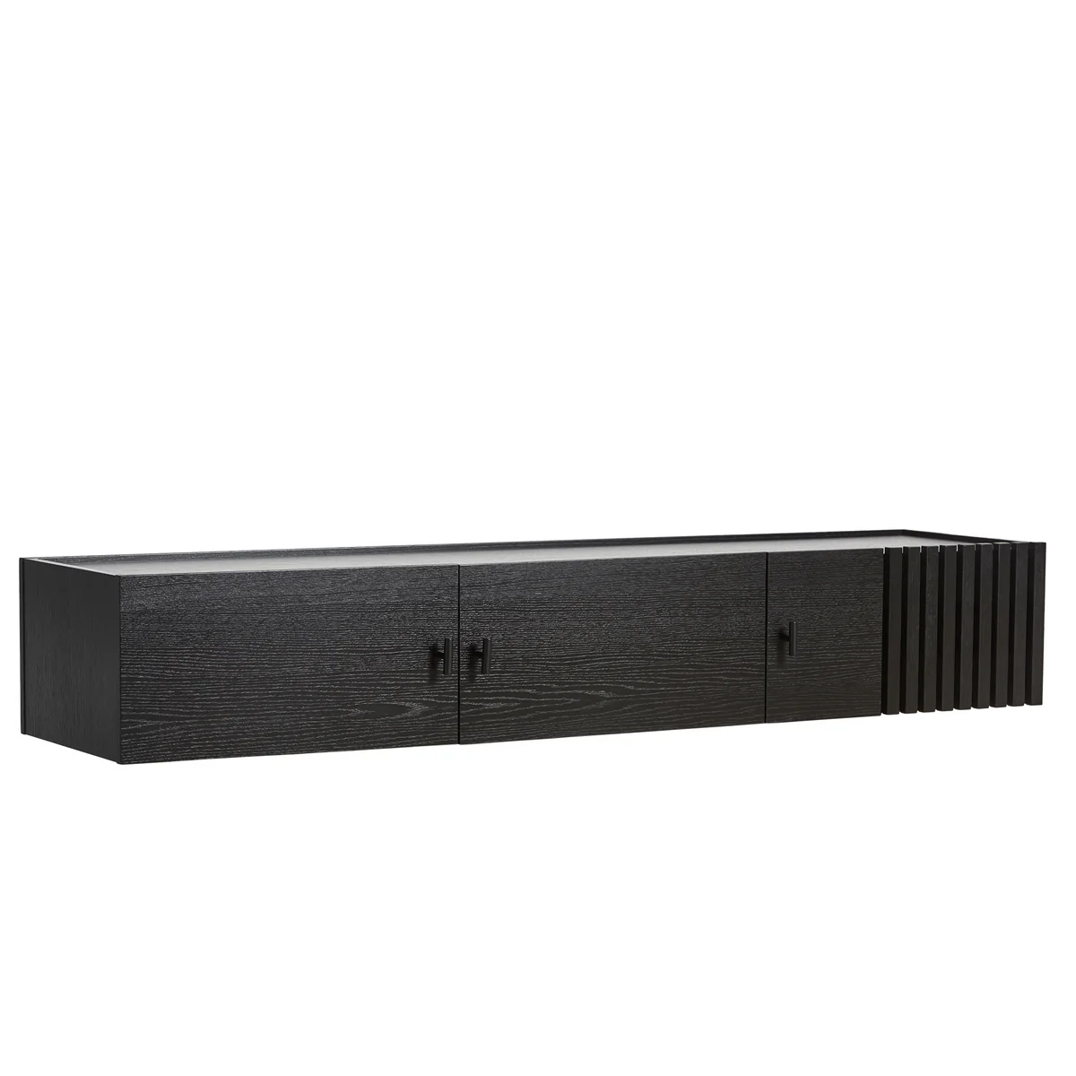 Woud - Array Sideboard 150 cm, noir (montage mural) Woud - Array Sideboard 150 cm, noir (montage mural)