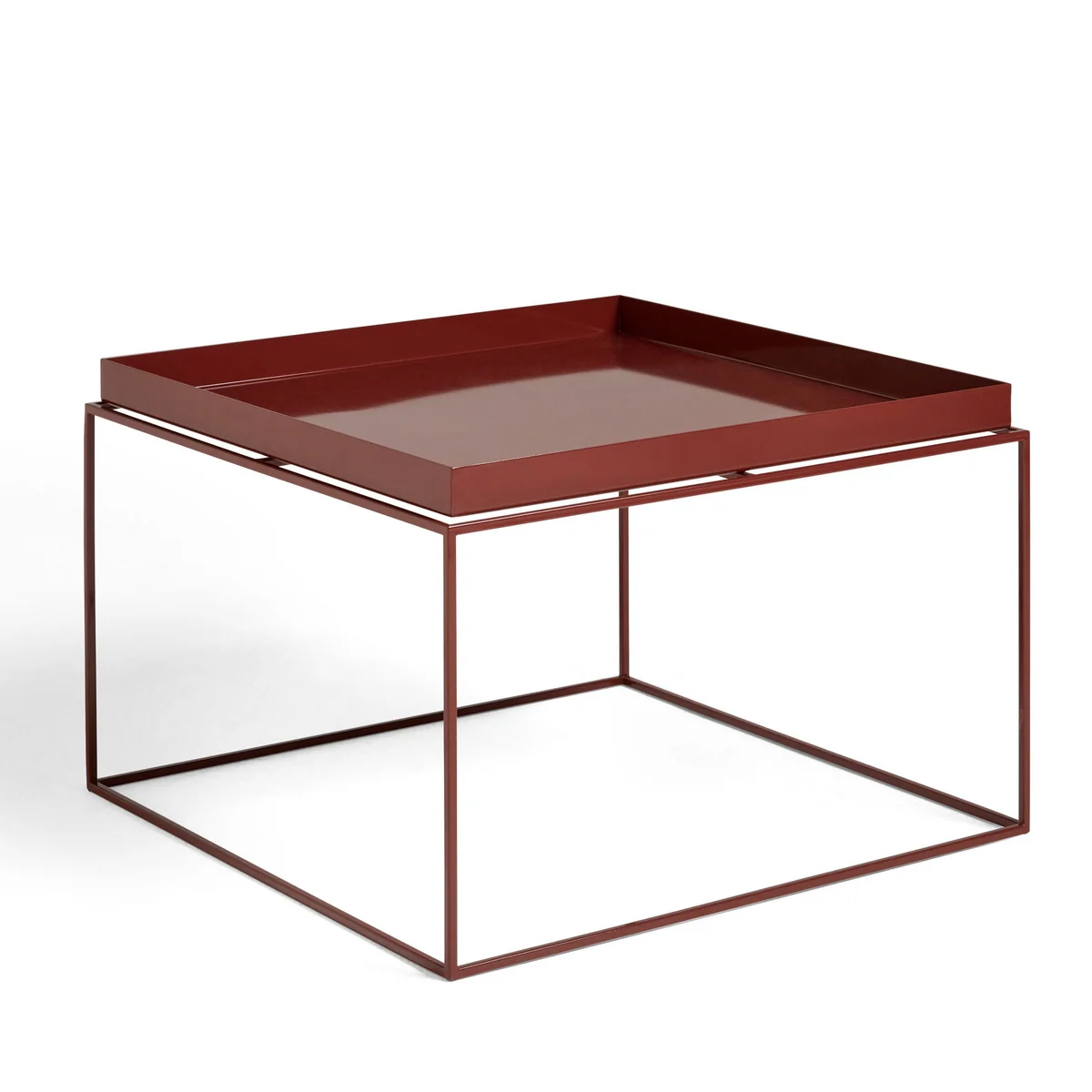 HAY - Tray Table 60 x 60 cm, chocolat brillant HAY - Tray Table 60 x 60 cm, chocolat brillant