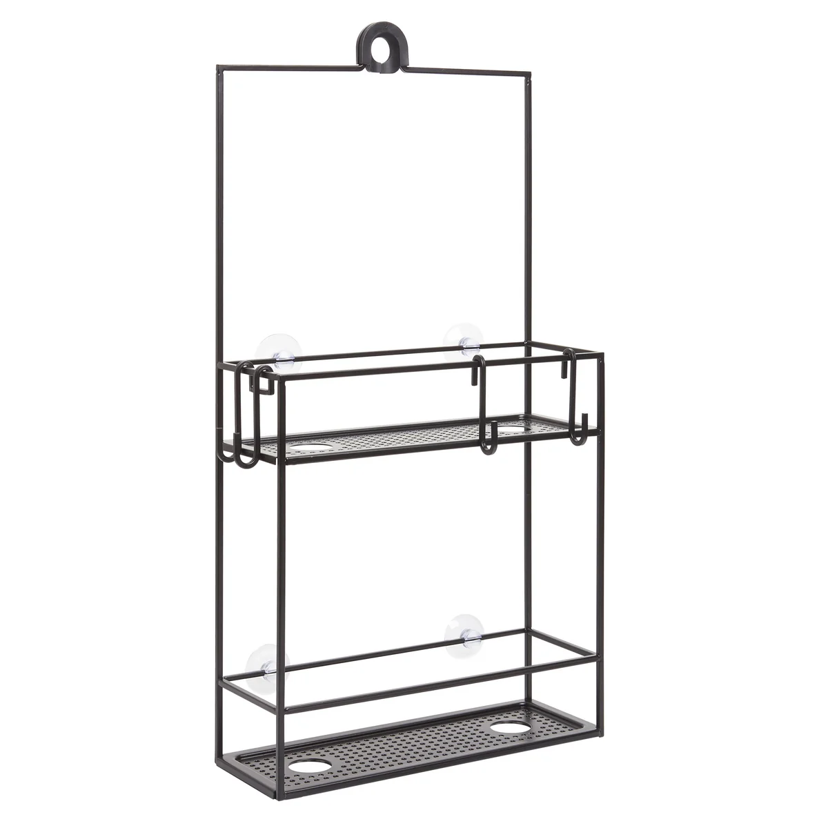 Umbra - Cubiko Etagère de douche avec 2 étagères, noir Umbra - Cubiko Etagère de douche avec 2 étagères, noir