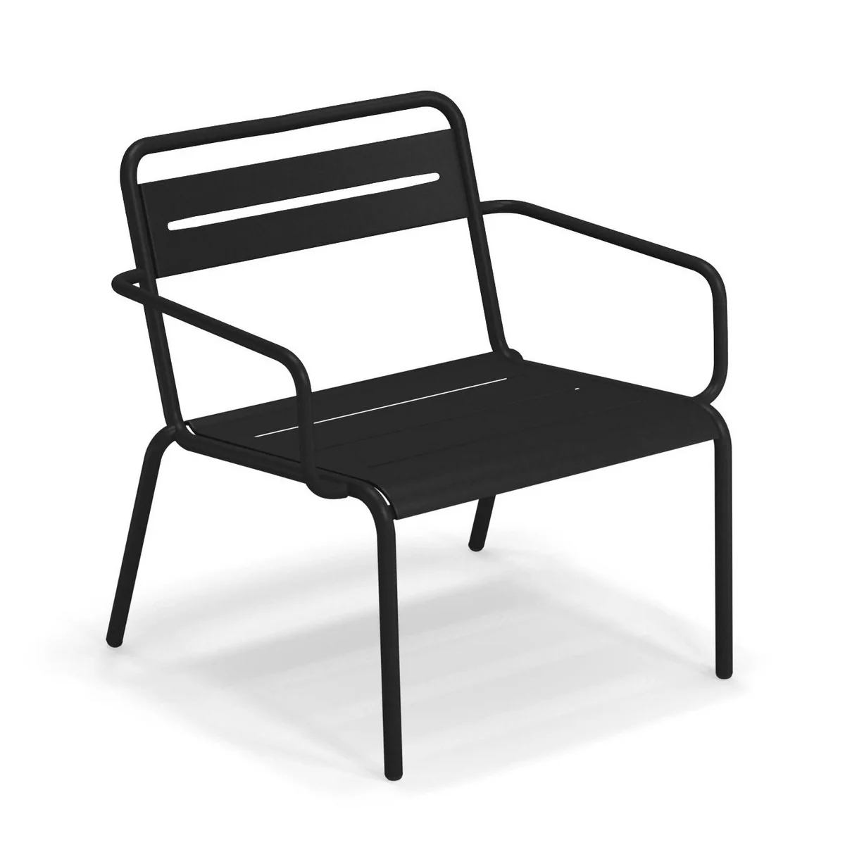 Emu - Chaise star longue, noire Emu - Chaise star longue, noire