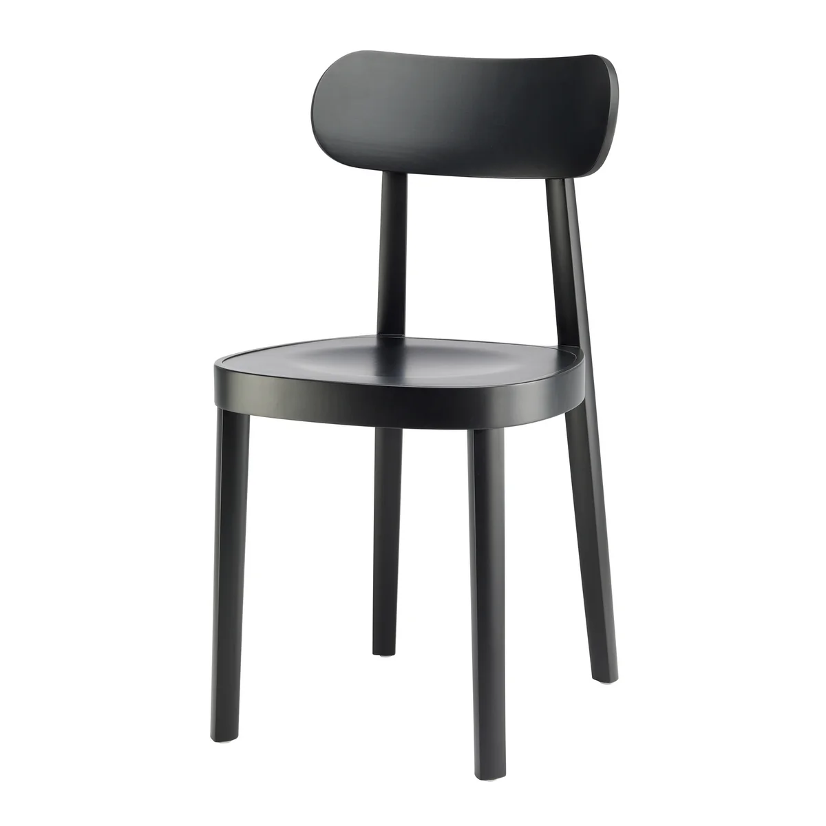 Thonet - Chaise 118 m, hêtre teinté noir Thonet - Chaise 118 m, hêtre teinté noir
