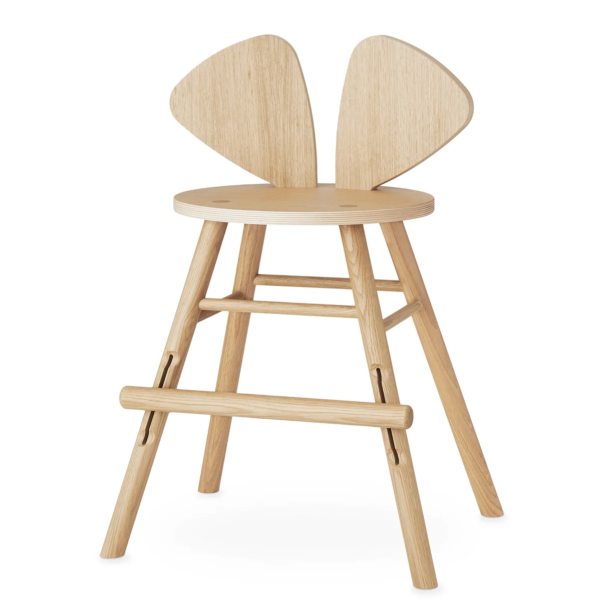 Nofred - Mouse Chaise Junior, chêne laqué mat Nofred - Mouse Chaise Junior, chêne laqué mat
