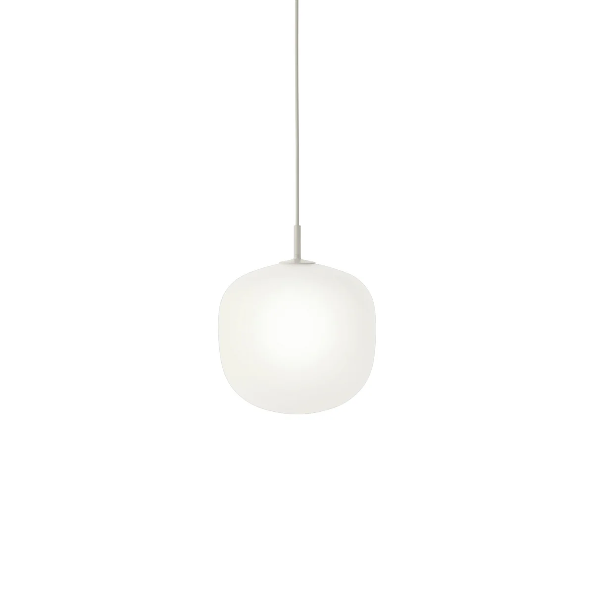 Muuto - Rime Lampe suspendue Ø 25 cm, opale / gris Muuto - Rime Lampe suspendue Ø 25 cm, opale / gris