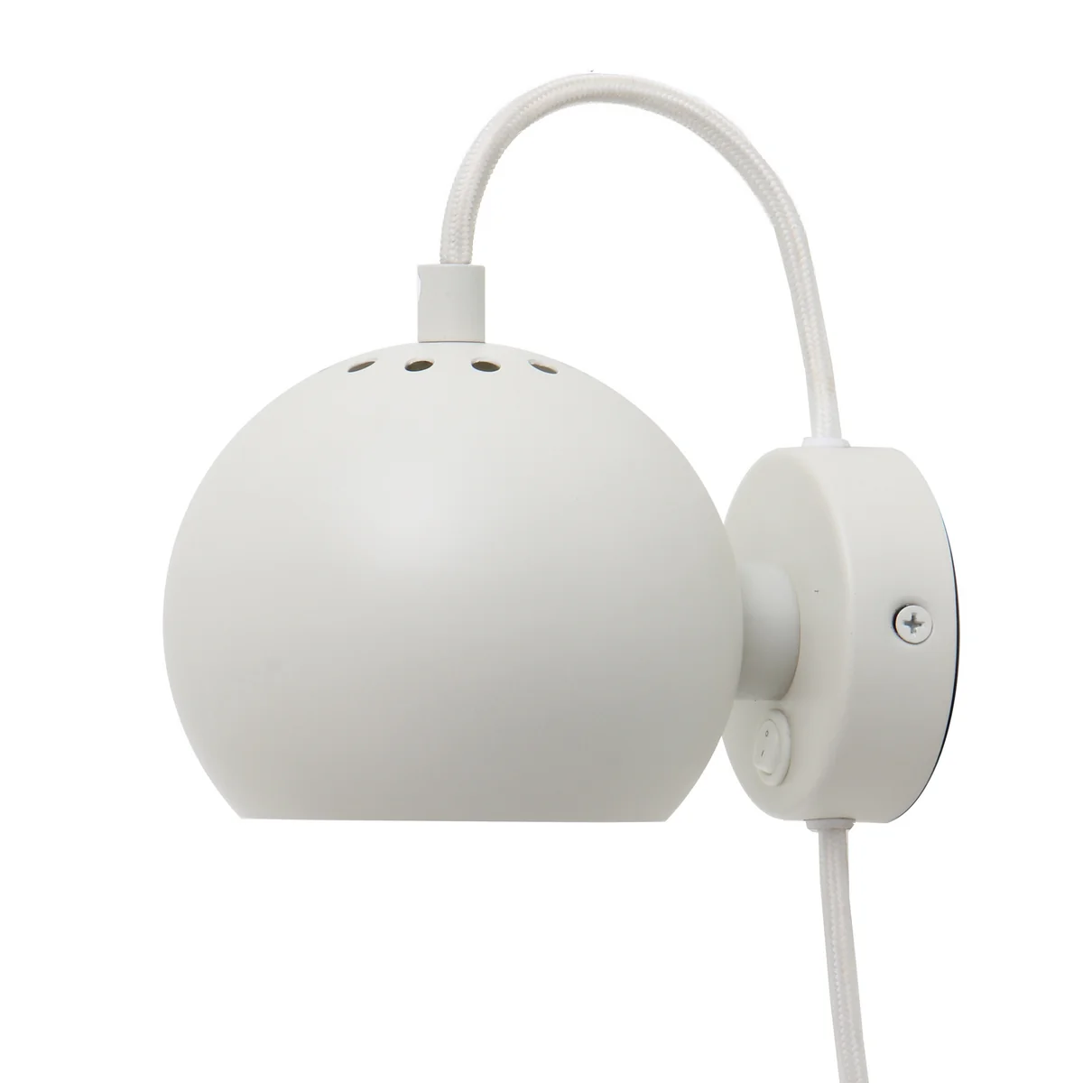 Frandsen - Ball Applique murale, blanc mat