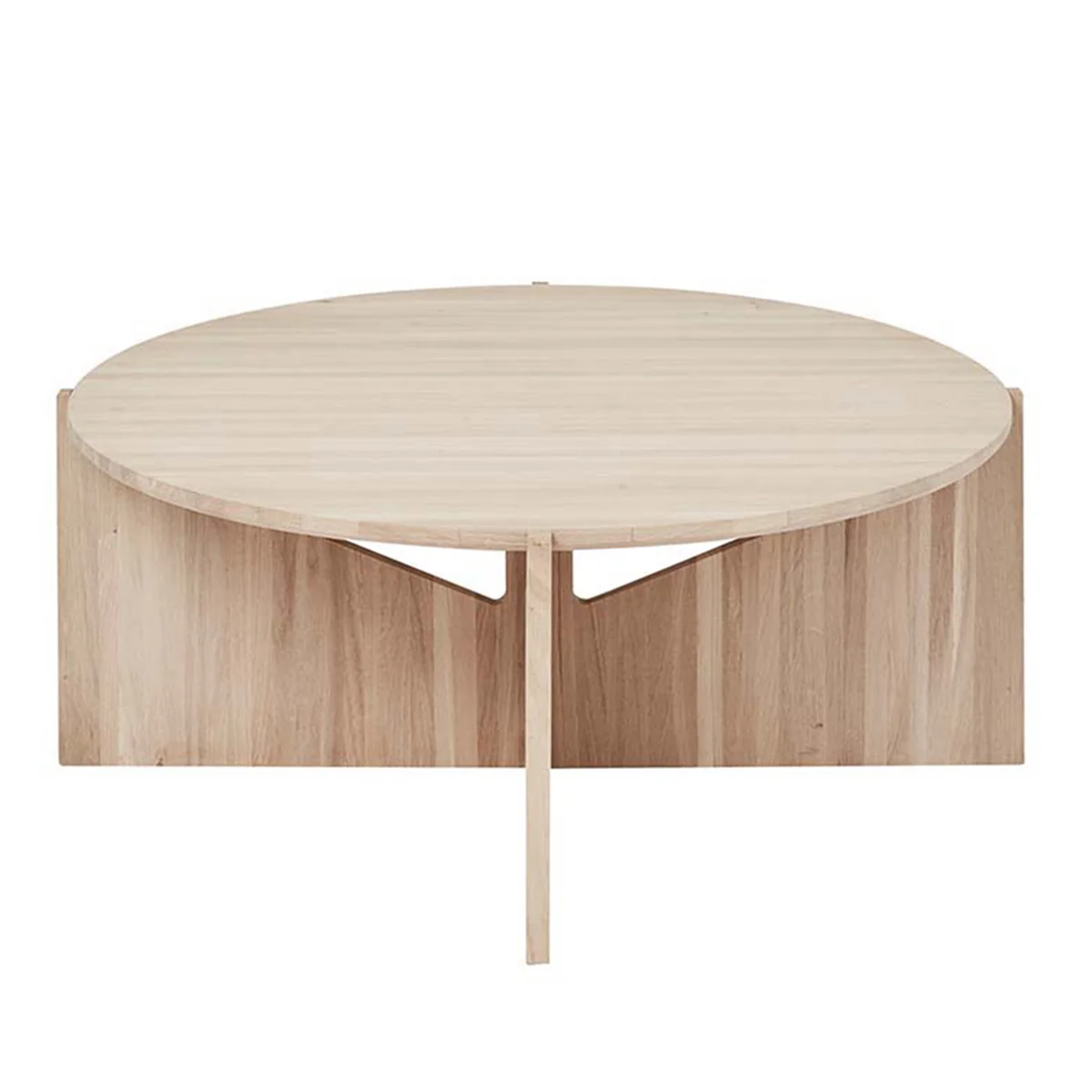 Kristina Dam Studio - Table basse XL, Ø 78 H 36 cm, chêne Kristina Dam Studio - Table basse XL, Ø 78 H 36 cm, chêne