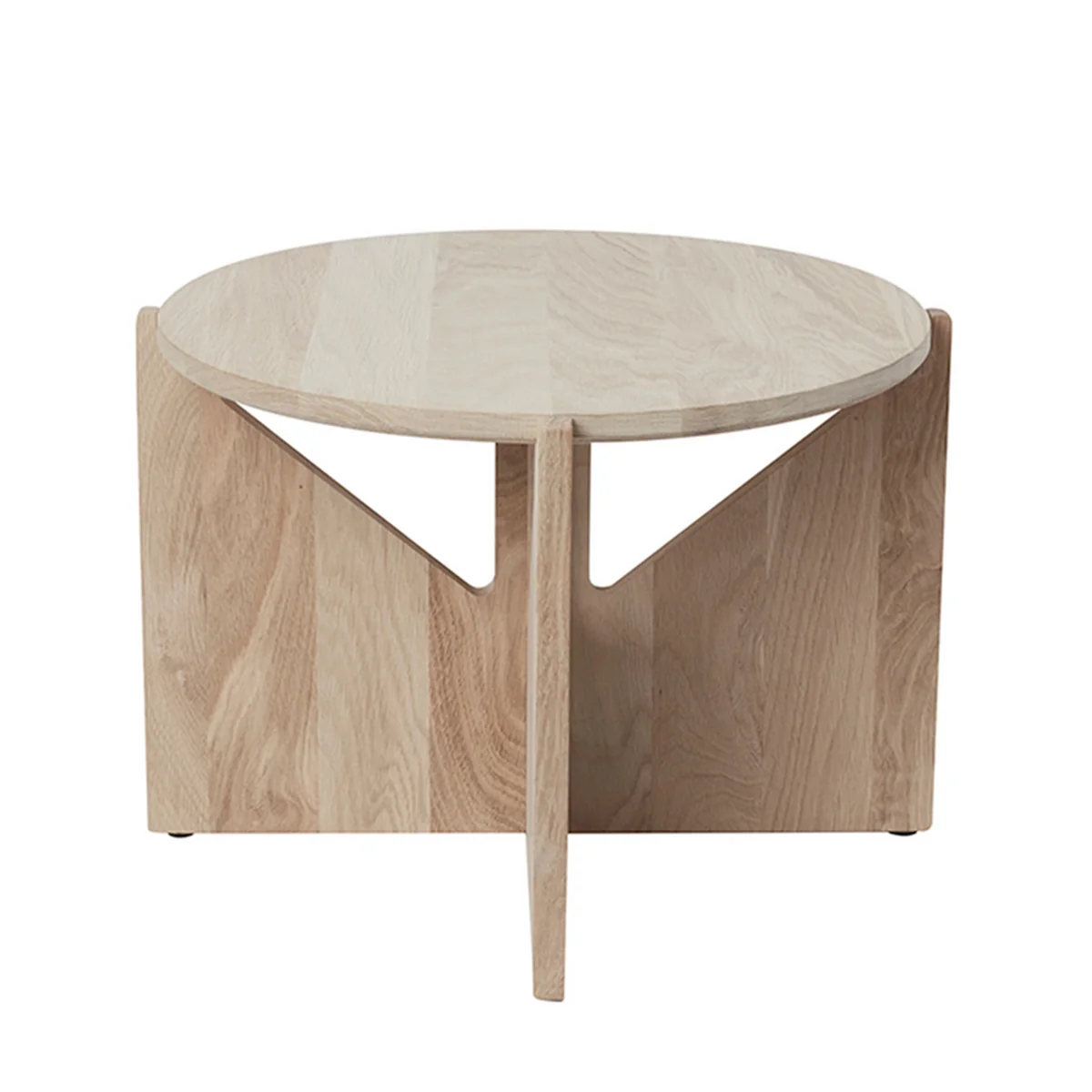 Kristina Dam Studio - Table basse, Ø 52 cm H 36 cm, chêne Kristina Dam Studio - Table basse, Ø 52 cm H 36 cm, chêne
