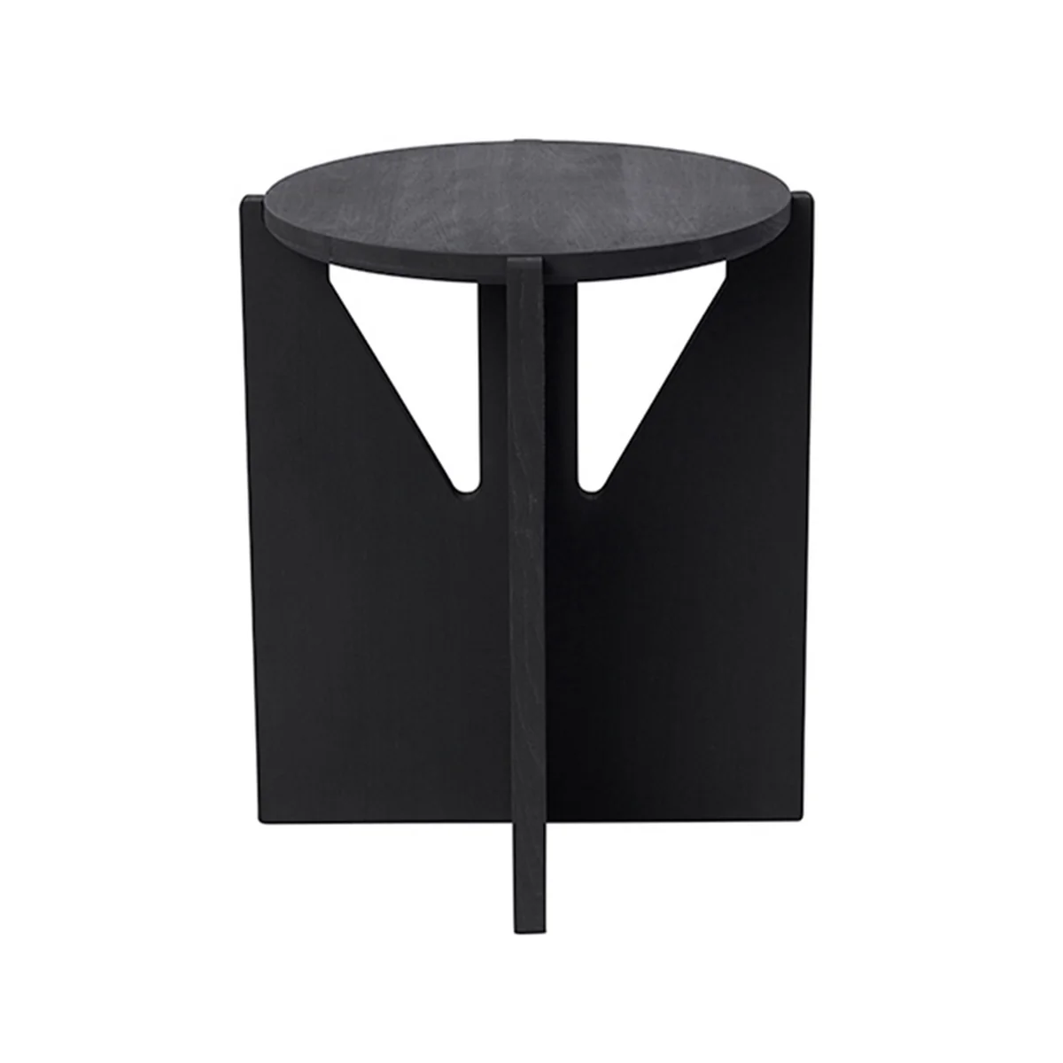 Kristina dam studio - tabouret, ø 36 cm h 42 cm, noir Kristina dam studio - tabouret, ø 36 cm h 42 cm, noir