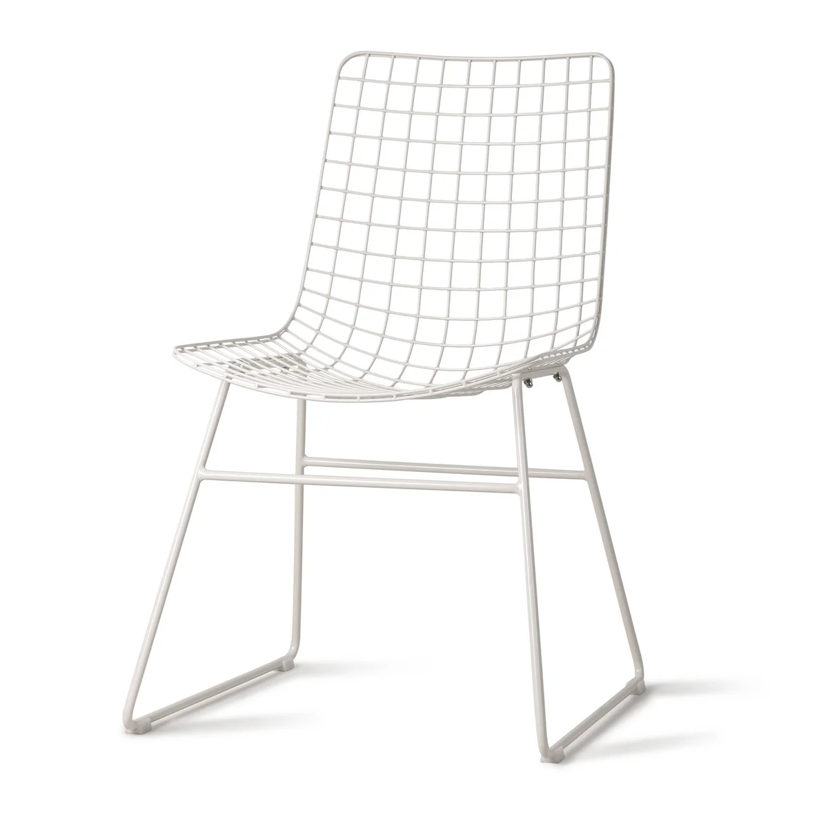 HKliving - Wire Chaise, blanc