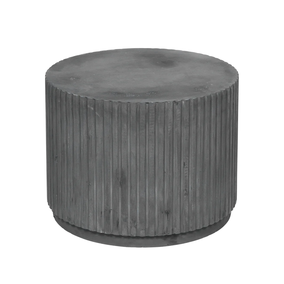 Broste Copenhagen - Rillo Table d'appoint, Ø 56 x H 42 cm, charcoal Broste Copenhagen - Rillo Table d'appoint, Ø 56 x H 42 cm, charcoal