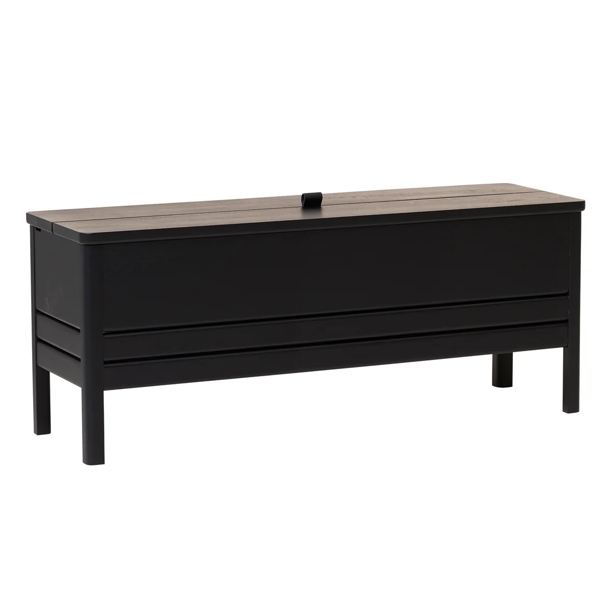 Form & Refine - A Line Banc coffre 111,5 cm, chêne noir Form & Refine - A Line Banc coffre 111,5 cm, chêne noir