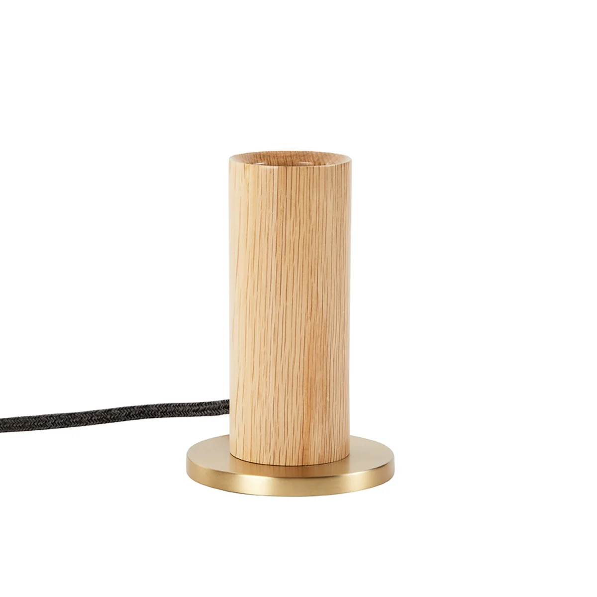 Tala - Chêne Knuckle Lampe de table, chêne / laiton Tala - Chêne Knuckle Lampe de table, chêne / laiton