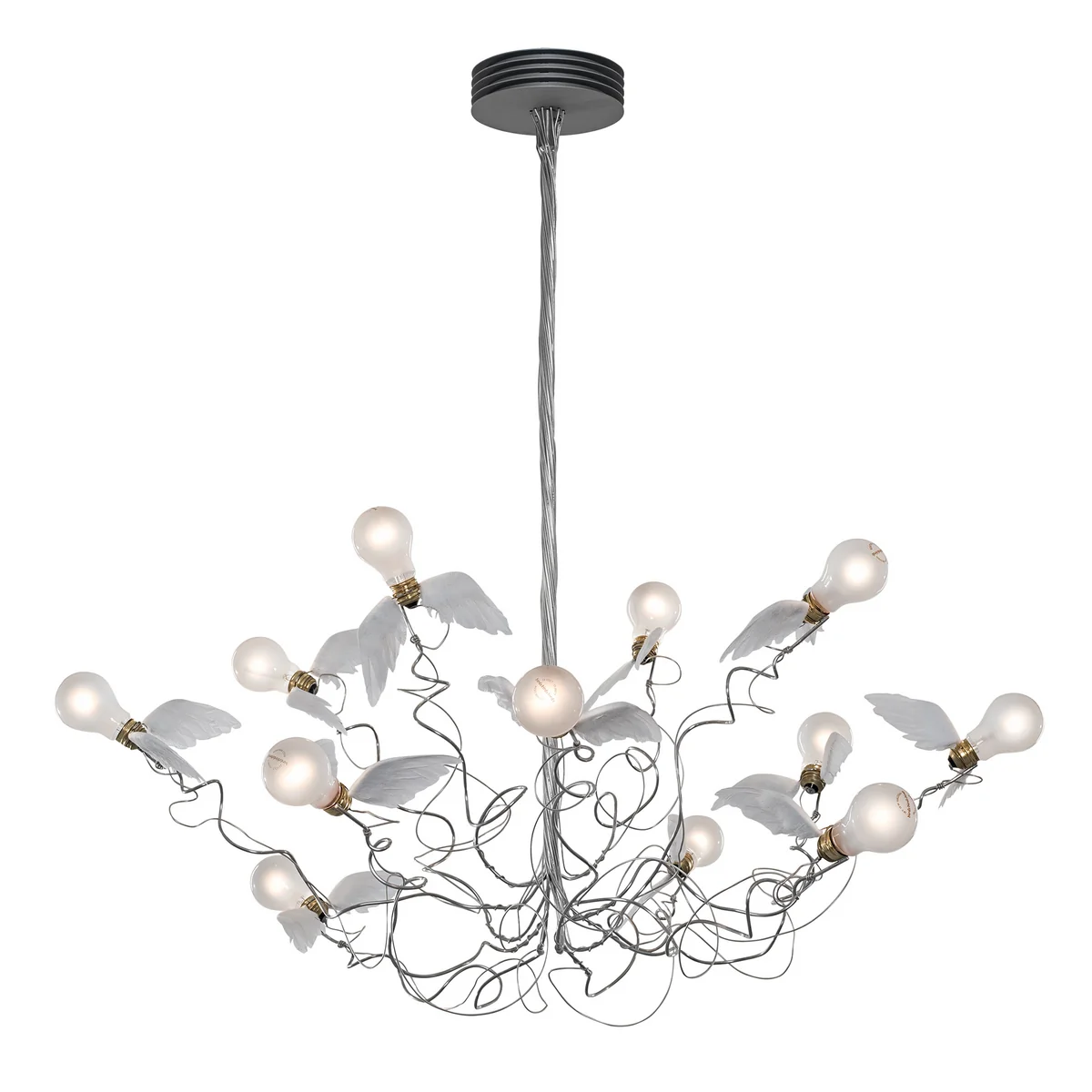 Ingo Maurer - Lampe à suspension Birdie, transparente Ingo Maurer - Lampe à suspension Birdie, transparente