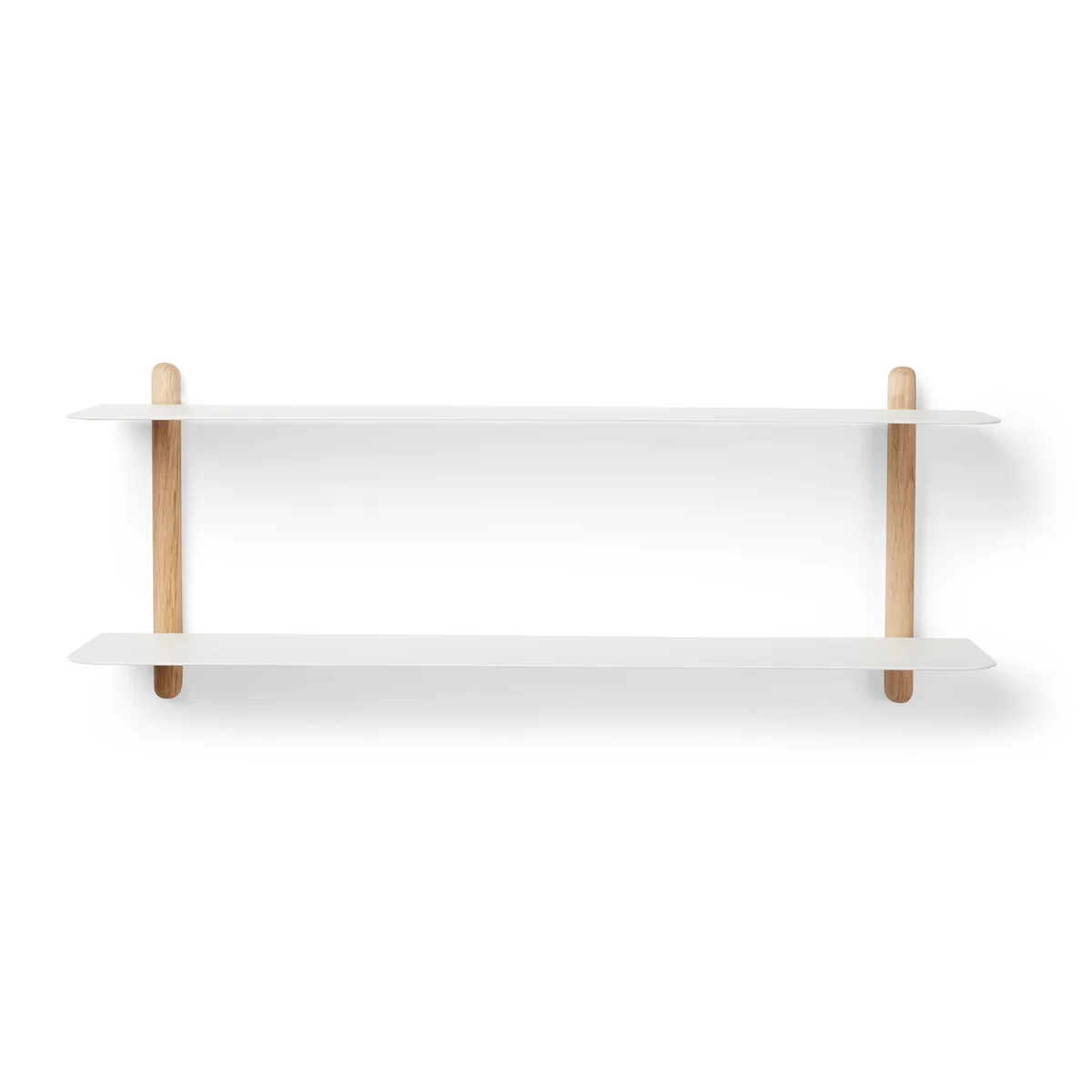 Gejst - Nivo Étagère murale F, chêne clair / blanc Gejst - Nivo Étagère murale F, chêne clair / blanc