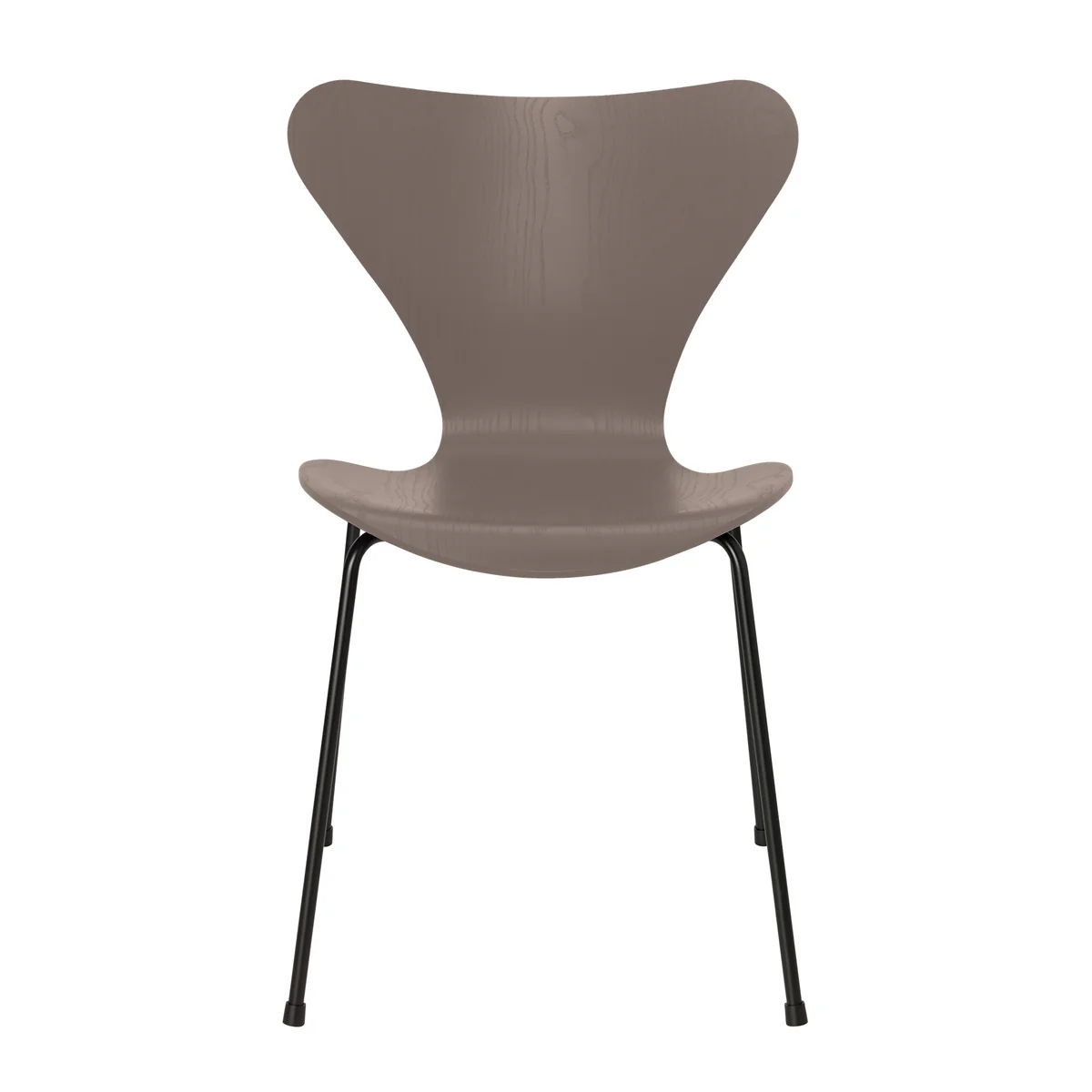 Fritz Hansen - Série 7 chaise, noir / frêne teinté deep clay Fritz Hansen - Série 7 chaise, noir / frêne teinté deep clay