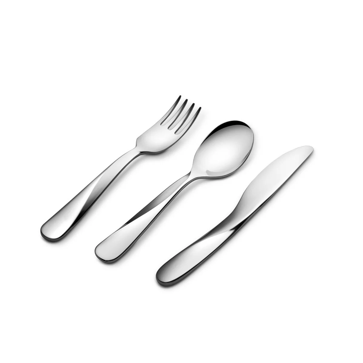 Alessi - Couverts pour enfants Giro Kids, acier inoxydable (3 pcs.)