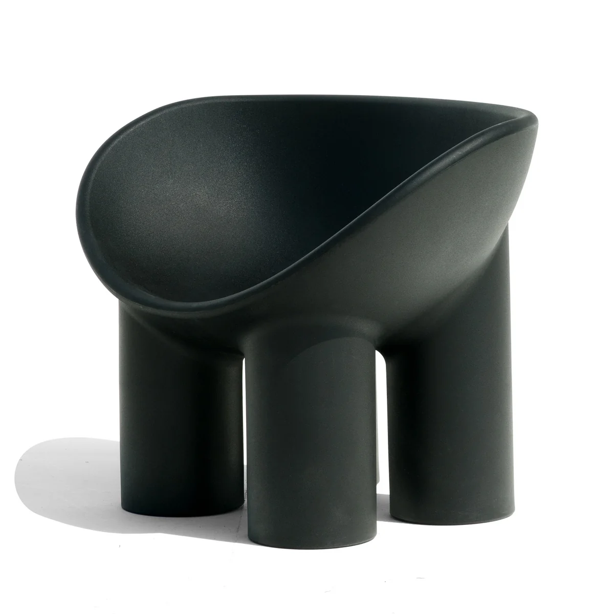 Driade - Roly Poly Fauteuil, noir graphite RAL 9011
