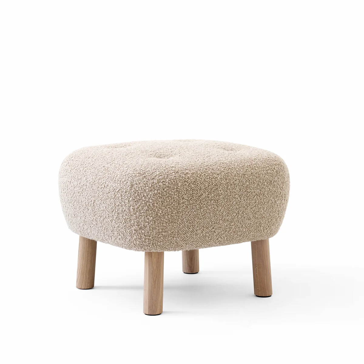 & tradition - Pouf ATD1, Karakorum 003 / chêne blanc pigmenté & tradition - Pouf ATD1, Karakorum 003 / chêne blanc pigmenté