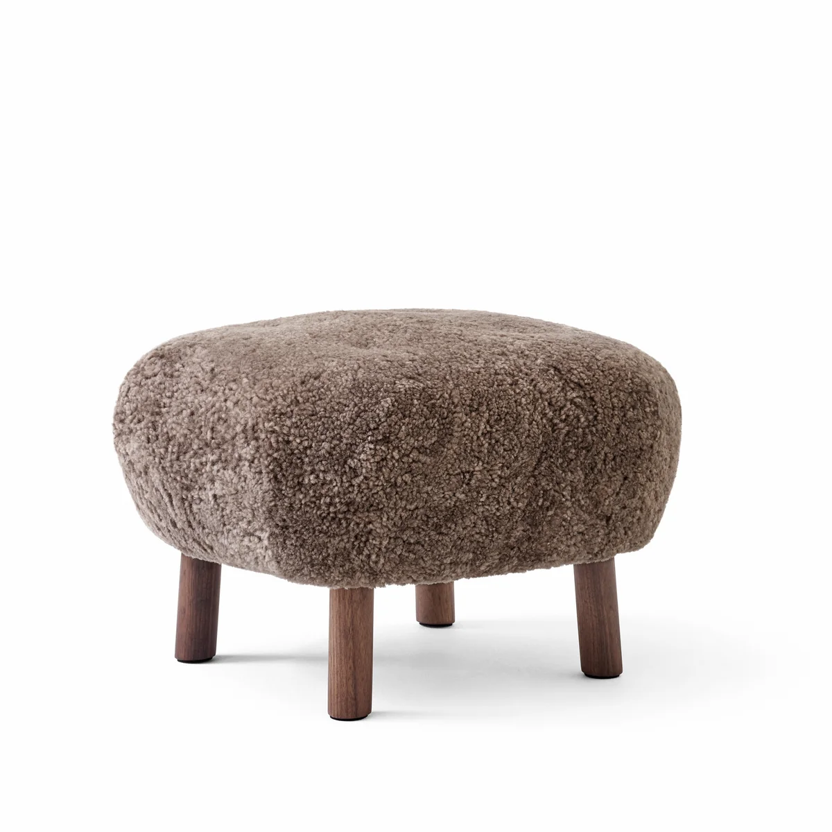 & tradition - Pouf ATD1, Mouton Sahara / Noix & tradition - Pouf ATD1, Mouton Sahara / Noix