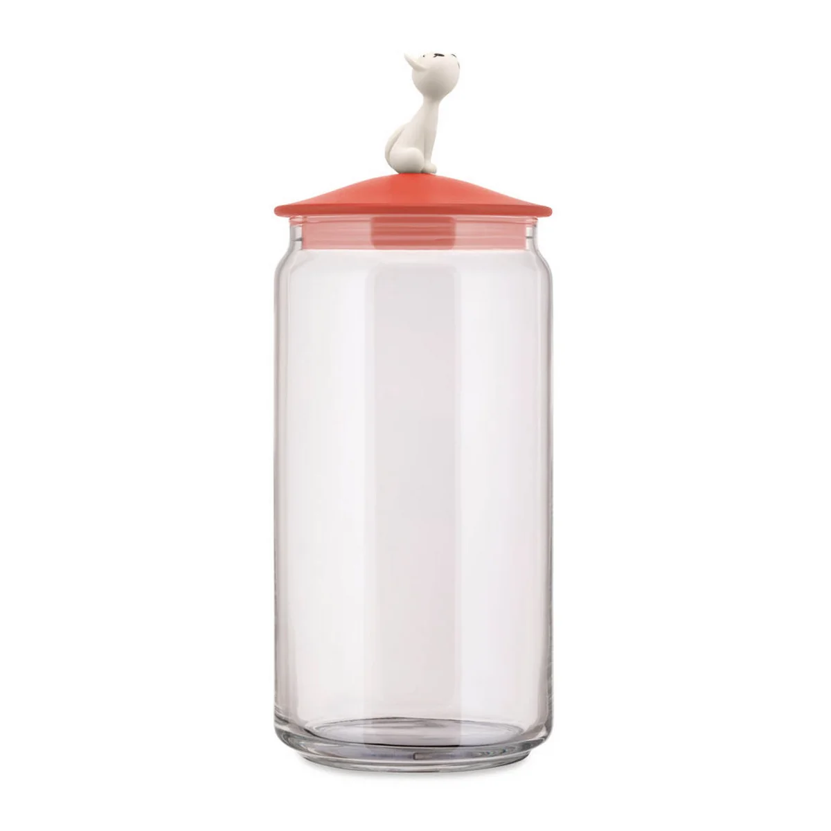 Alessi - Récipient Miò pour aliments pour chats, orange rougeâtre Alessi - Récipient Miò pour aliments pour chats, orange rougeâtre
