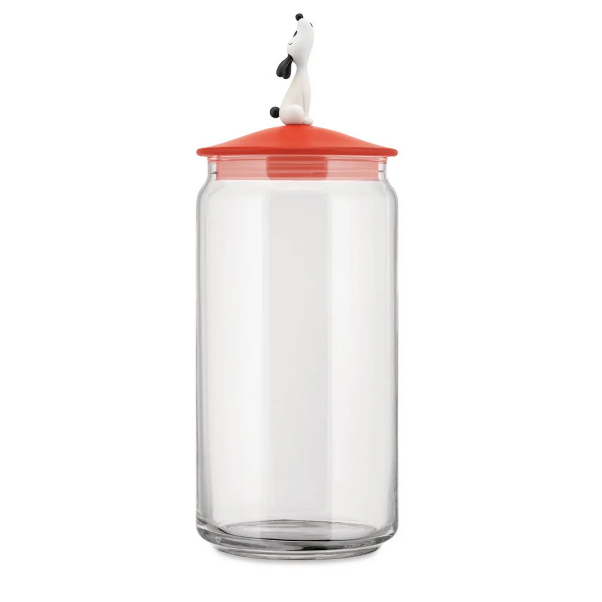 Alessi - Lulà récipient pour aliments pour chiens, rouge orange