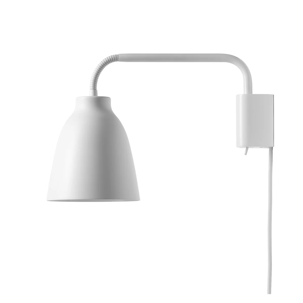 Fritz hansen - Applique murale caravaggio read matt, blanc