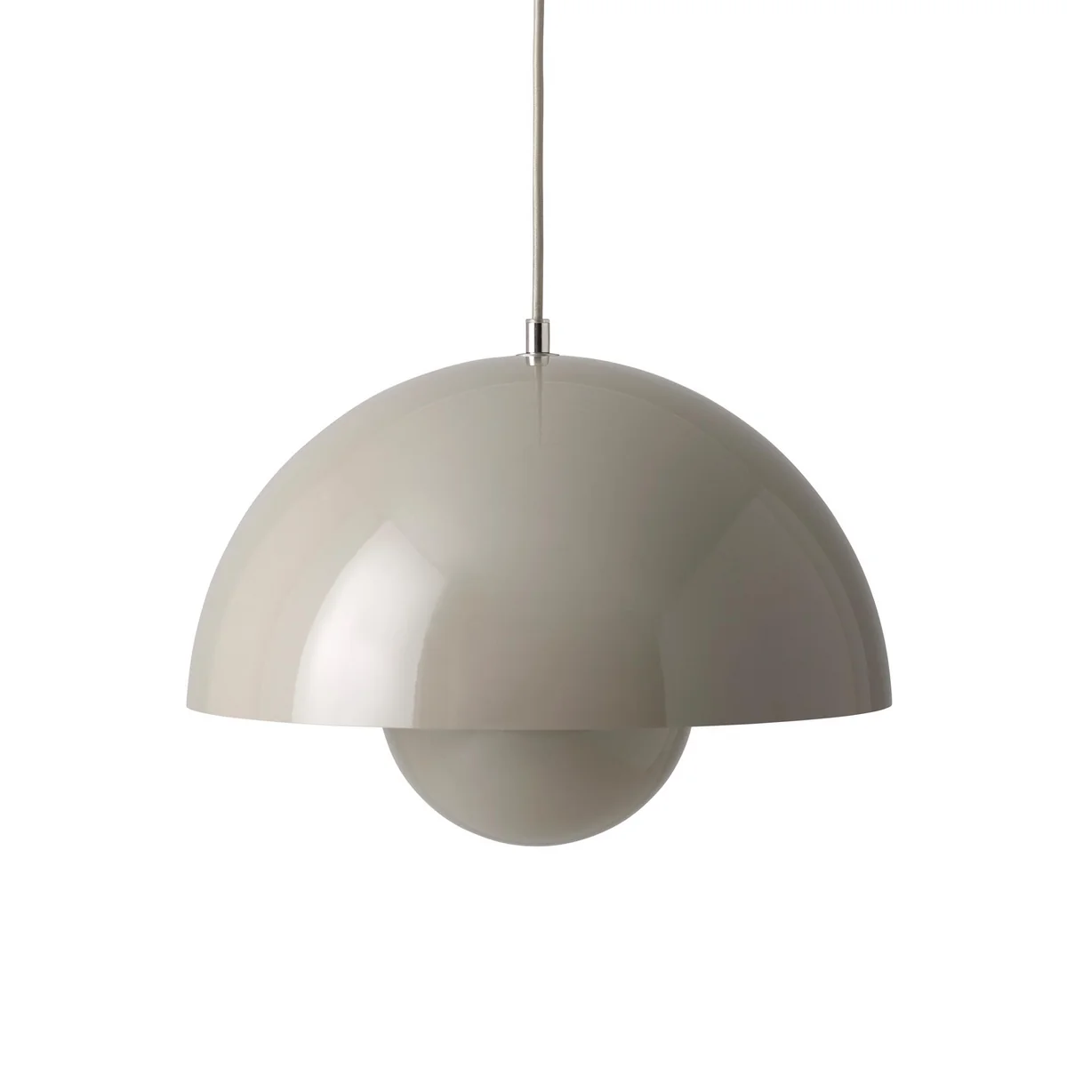 & Tradition - FlowerPot Lampe suspendue VP7, gris-beige & Tradition - FlowerPot Lampe suspendue VP7, gris-beige