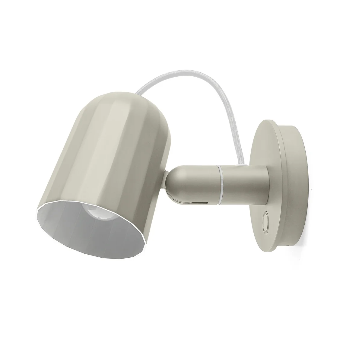 HAY - Noc Wall Applique lumineuse Button, off-white