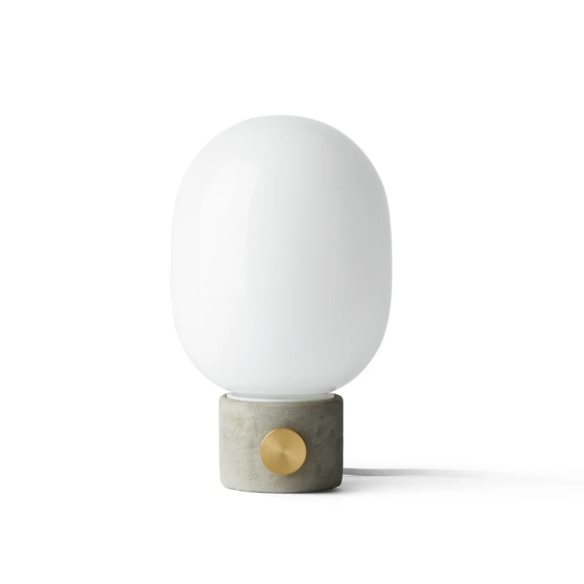 Audo - JWDA Lampe de table, béton gris clair / laiton