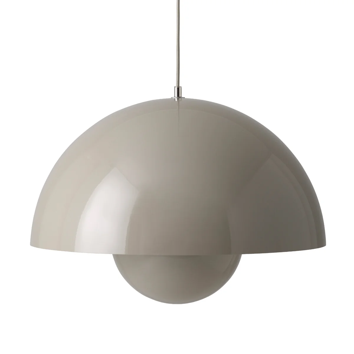 & Tradition - FlowerPot Lampe à suspendre VP2, beige gris & Tradition - FlowerPot Lampe à suspendre VP2, beige gris