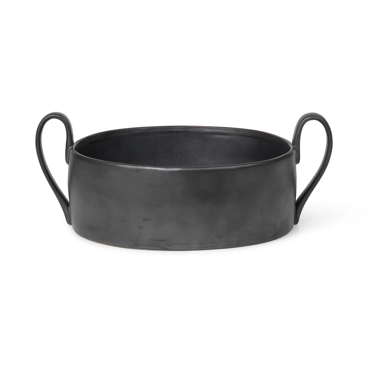 Ferm Living - Flow Coupe à fruits, noir Ferm Living - Flow Coupe à fruits, noir