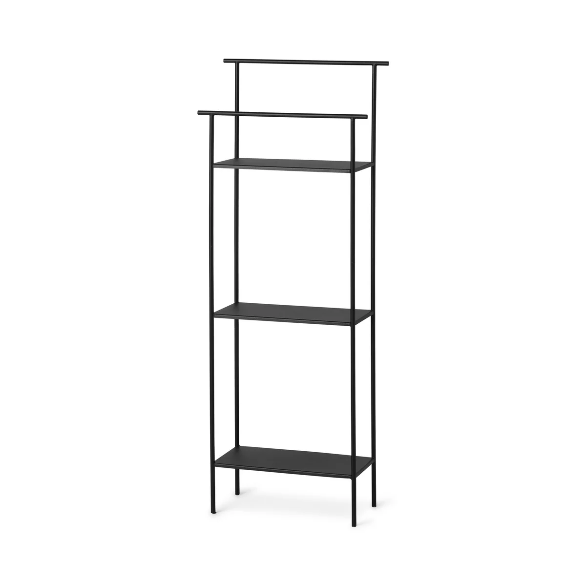 Ferm Living - Dora Etagère de salle de bain, noire Ferm Living - Dora Etagère de salle de bain, noire