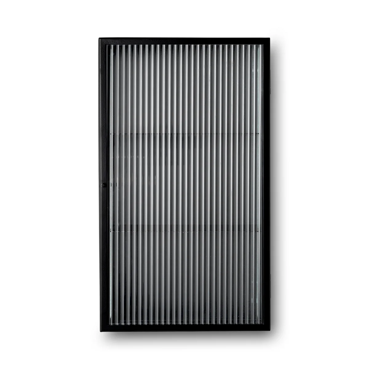 Ferm Living - Haze Armoire murale, Reeded Glas, noir Ferm Living - Haze Armoire murale, Reeded Glas, noir