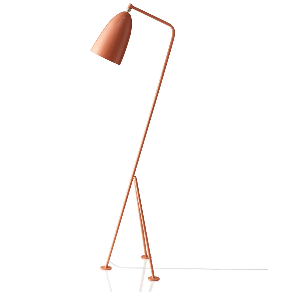 GUBI - Gräshoppa Lampadaire GM1, vintage red GUBI - Gräshoppa Lampadaire GM1, vintage red