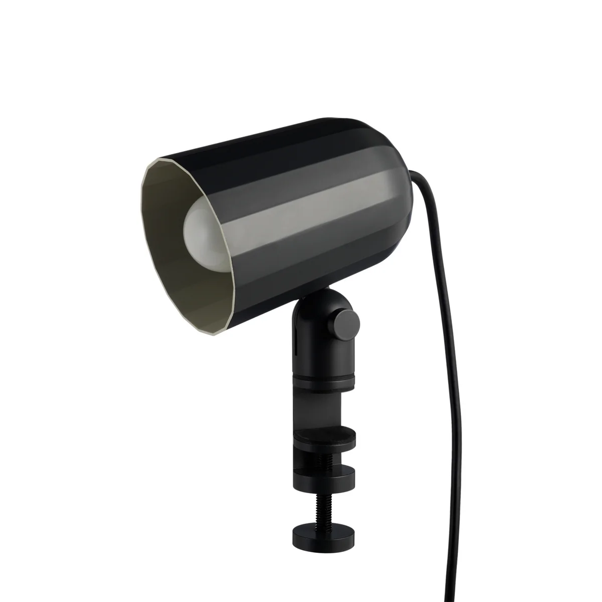 HAY - Noc Light Lampe à pince, gris foncé