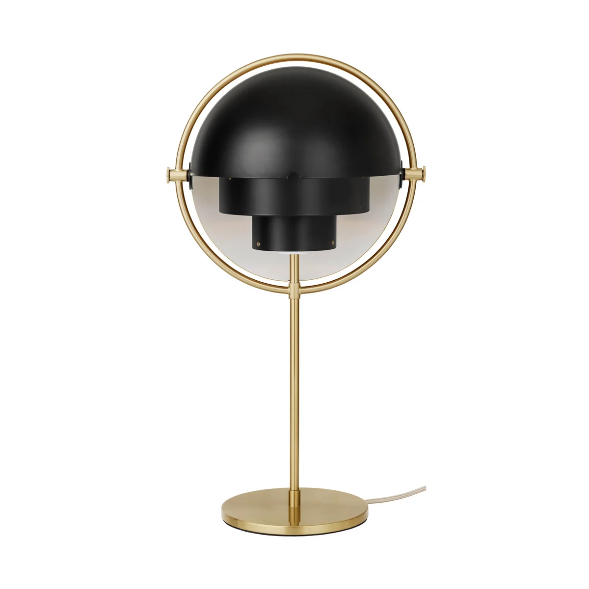 GUBI - Multi-Lite Lampe de table, laiton / noir mat GUBI - Multi-Lite Lampe de table, laiton / noir mat