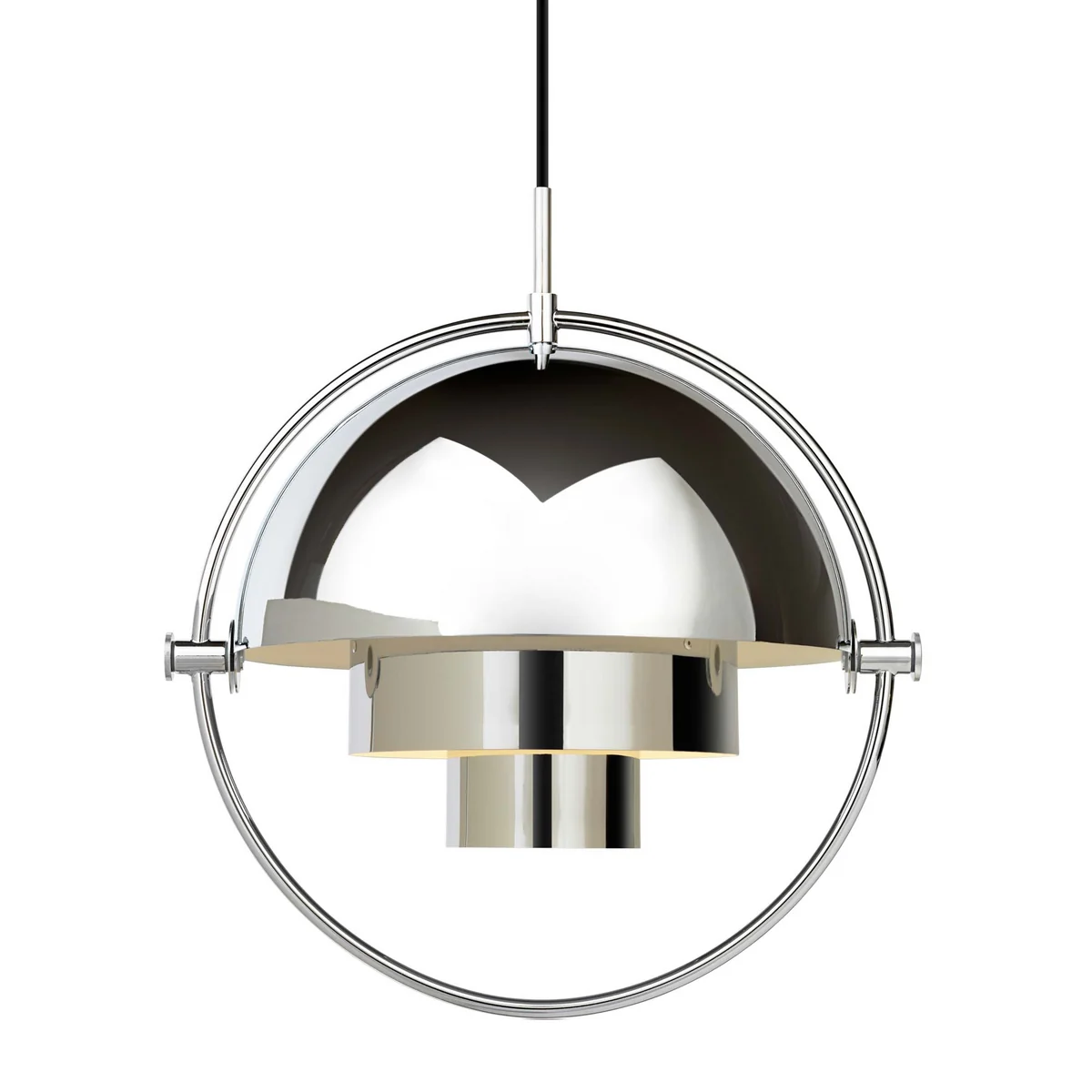 GUBI - Multi-Lite Lampe suspendue Ø 36 cm, chrome GUBI - Multi-Lite Lampe suspendue Ø 36 cm, chrome