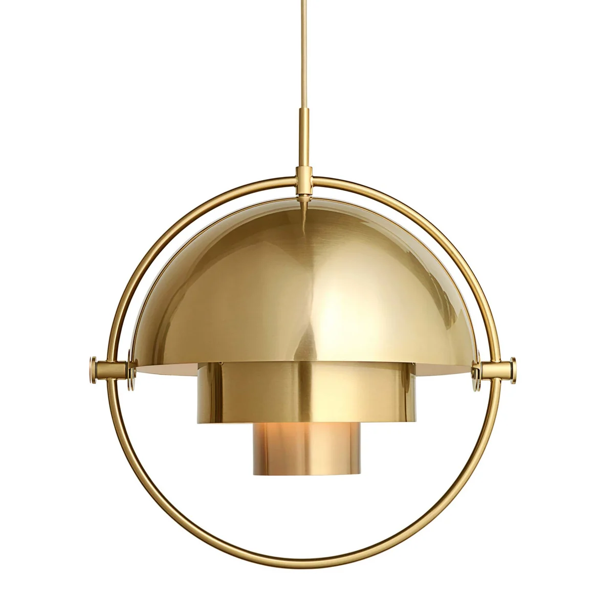 GUBI - Multi-Lite Lampe suspendue Ø 36 cm, laiton GUBI - Multi-Lite Lampe suspendue Ø 36 cm, laiton