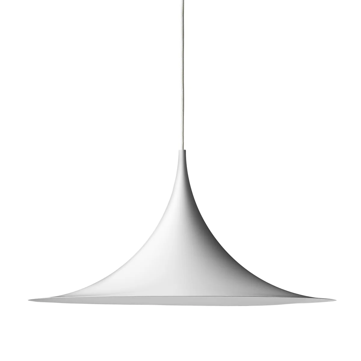 GUBI - Semi Lampe suspendue, Ø 47 cm, blanc