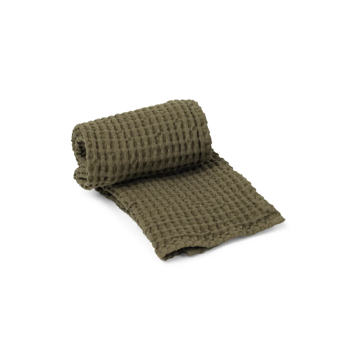 Ferm Living - Organic Serviette de bain, 50 x 100 cm, olive Ferm Living - Organic Serviette de bain, 50 x 100 cm, olive