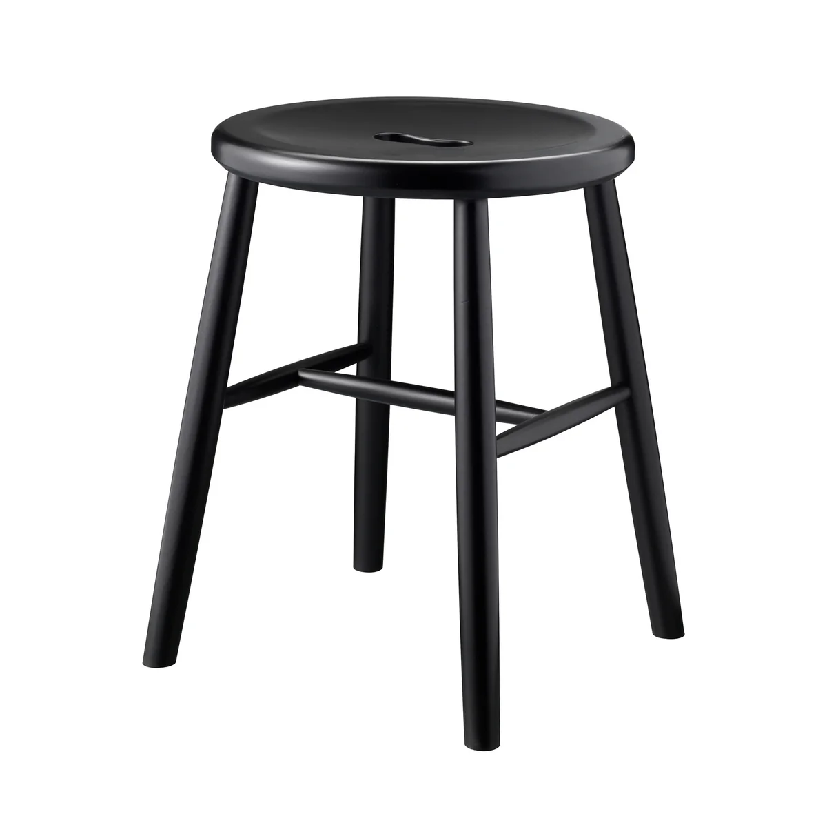 FDB Møbler - J27 Tabouret, hêtre noir FDB Møbler - J27 Tabouret, hêtre noir
