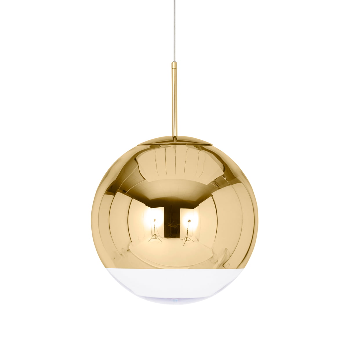 Tom Dixon Mirror Ball Gold lampe à suspension Connox