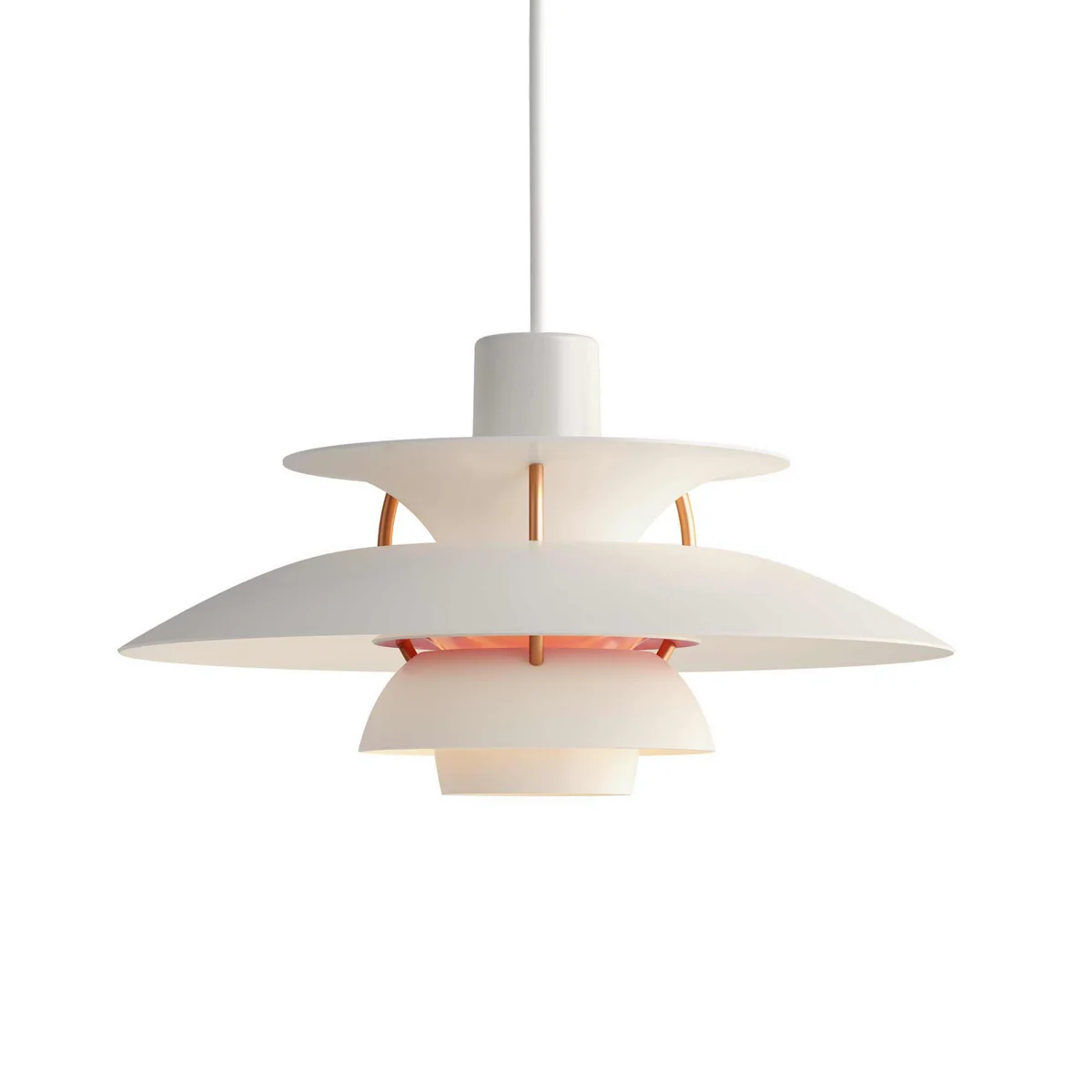 Louis poulsen - Louis poulsen ph 5 mini, blanc moderne Louis poulsen - Louis poulsen ph 5 mini, blanc moderne