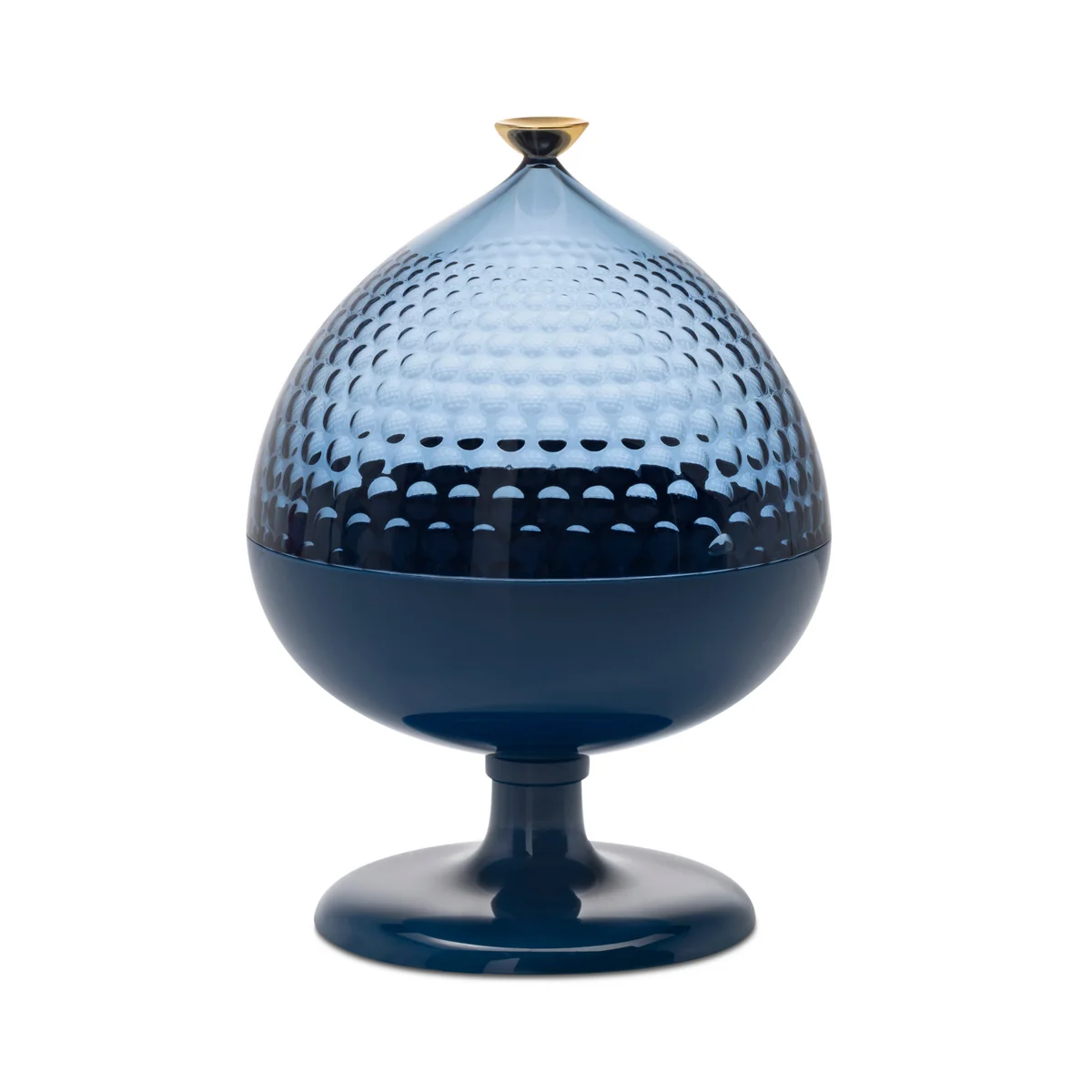 Kartell - Pumo Verre de rangement, Ø 21 cm, bleu / bleu clair