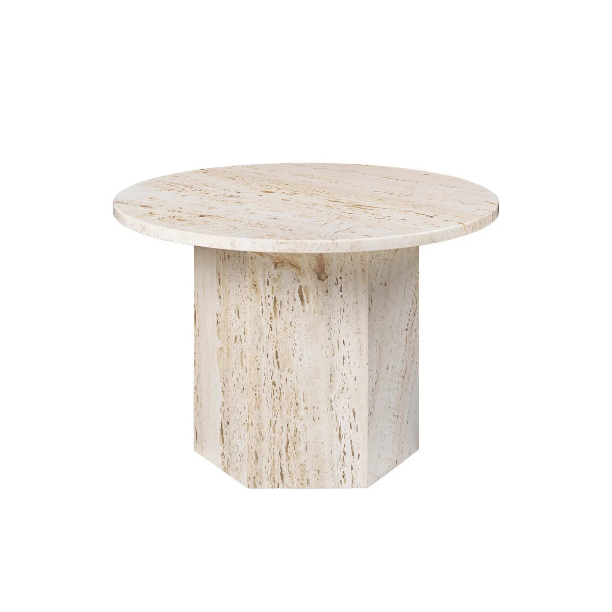 GUBI - Epic Coffee Table, Ø 60 cm, blanc neutre