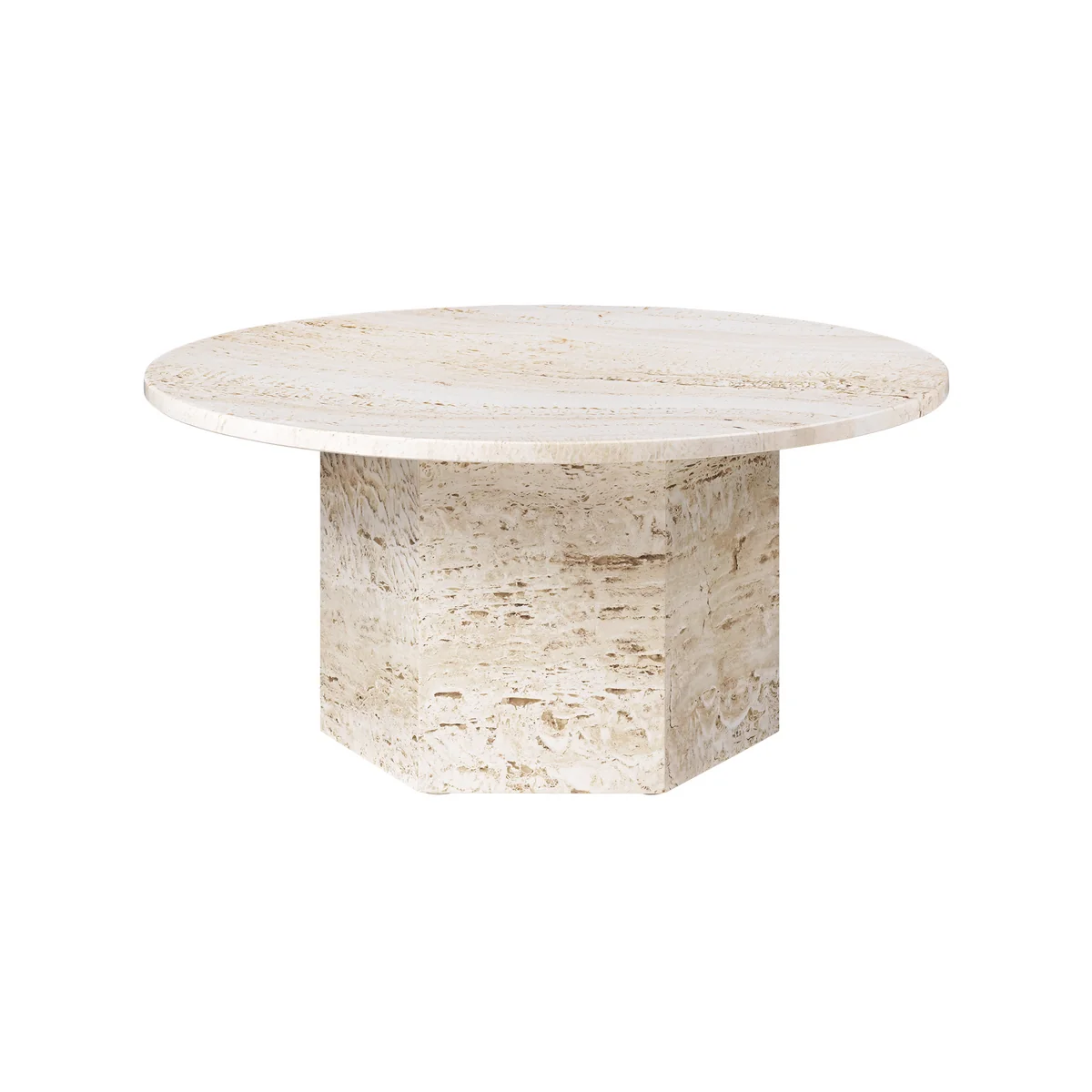 GUBI - Epic Coffee Table, Ø 80 cm, blanc neutre GUBI - Epic Coffee Table, Ø 80 cm, blanc neutre
