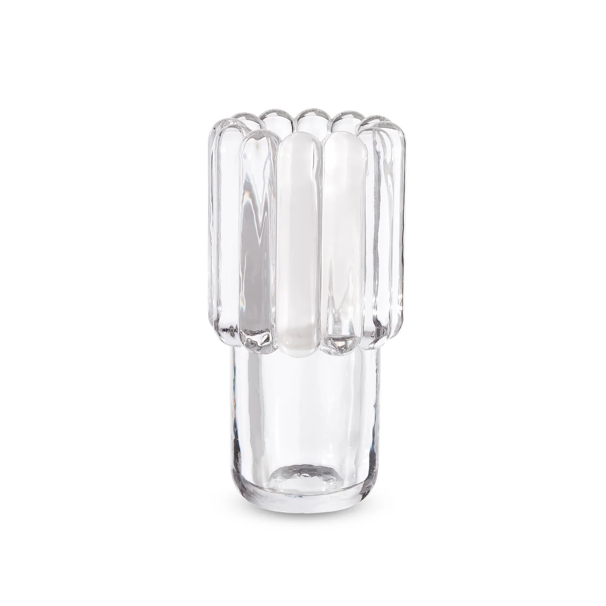 Tom Dixon - Press Vase moyen, transparent
