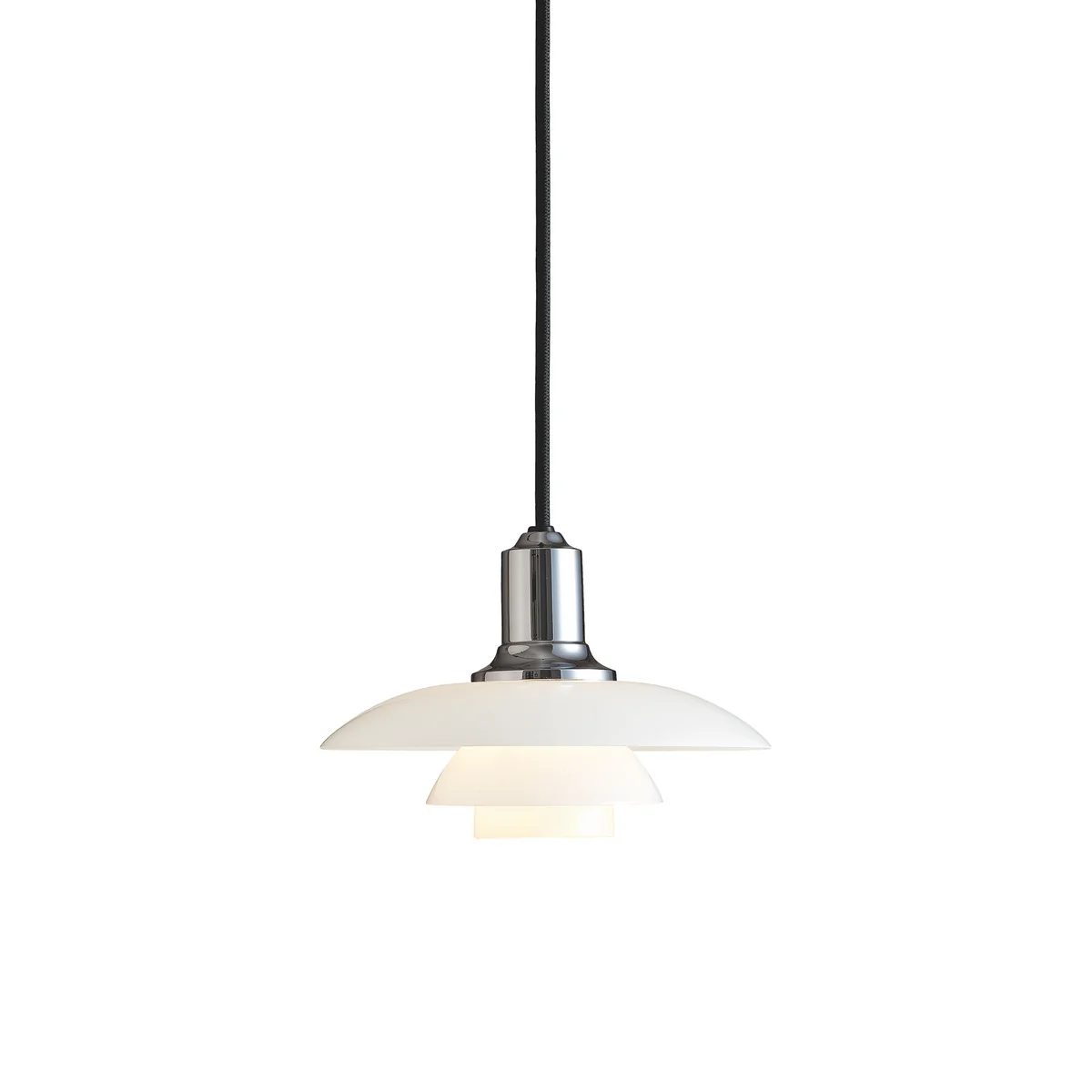 Louis Poulsen - suspension lumineuse PH 2/1, chrome brillant Louis Poulsen - suspension lumineuse PH 2/1, chrome brillant
